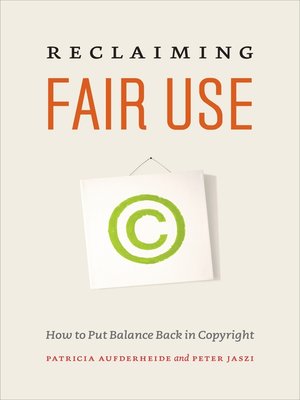 cover image of Reclaiming Fair Use